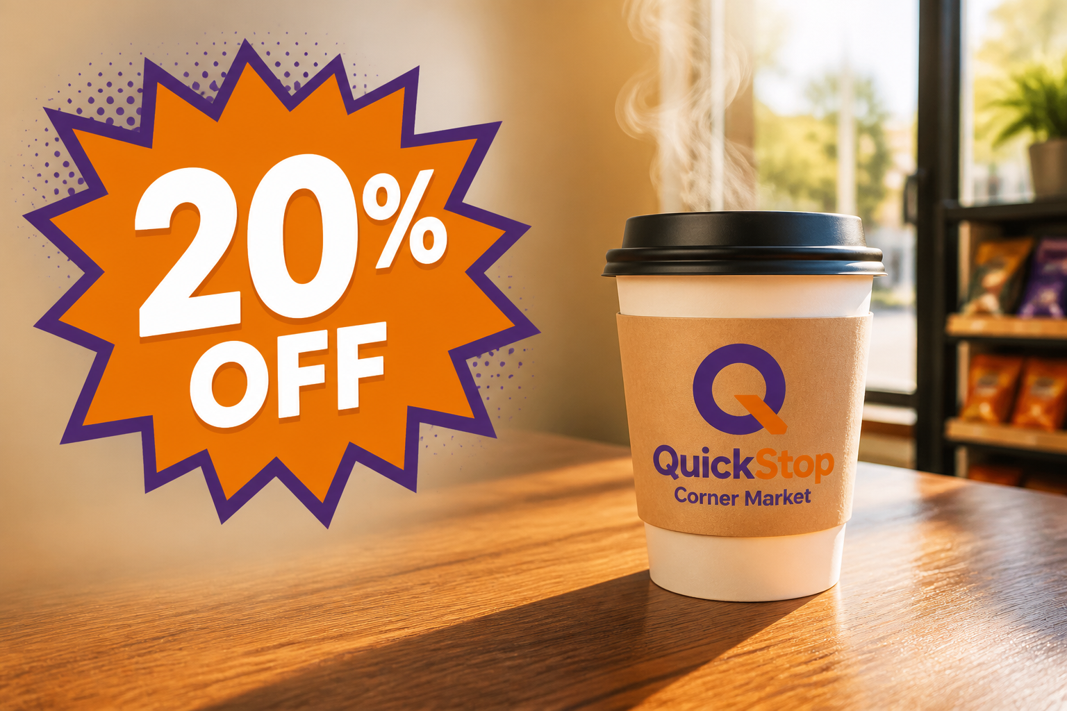 20% Off Your Coffee