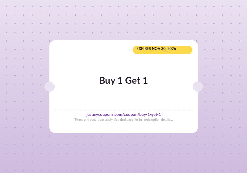 Buy 1 Get 1